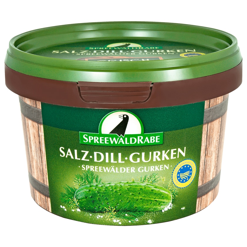 Spreewaldrabe Salz-Dill-Gurken 300g